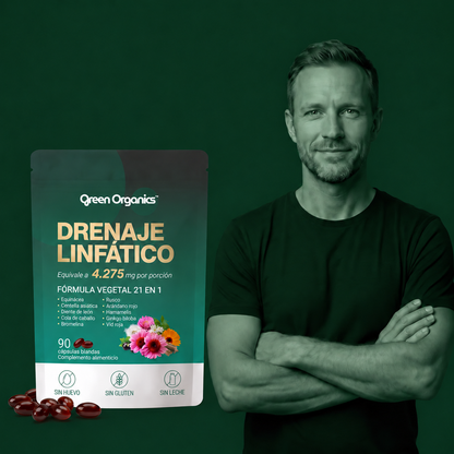 Cápsulas blandas de drenaje linfático Green Organics®