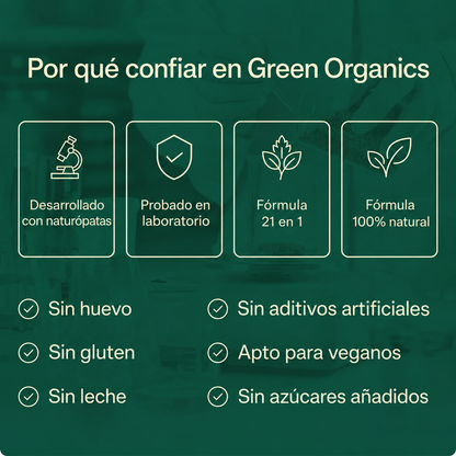 Cápsulas blandas de drenaje linfático Green Organics®